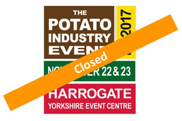 Potato Industry Event<br>22 – 23 November 2017 <br> Harrogate – England